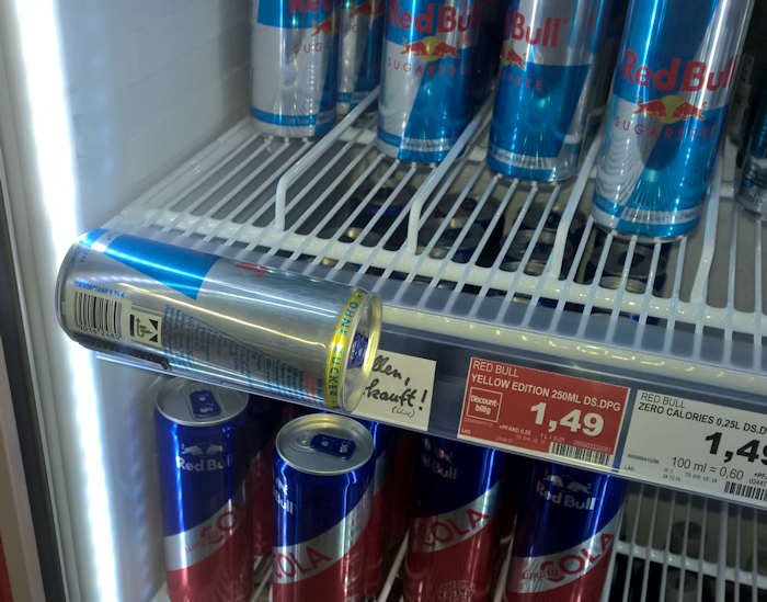 Red Bull Kühlschrank Dose